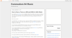 Desktop Screenshot of c64-music.blogspot.com