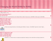 Tablet Screenshot of changingtheworldpebblebypebble.blogspot.com