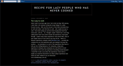 Desktop Screenshot of easyrecipeforpeoplewhohatecooking.blogspot.com