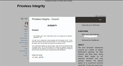 Desktop Screenshot of priceless-integrity.blogspot.com