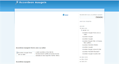 Desktop Screenshot of accordeonmaugein-54.blogspot.com