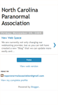 Mobile Screenshot of ncparanormalassociation.blogspot.com