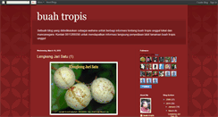 Desktop Screenshot of buah-tropis.blogspot.com