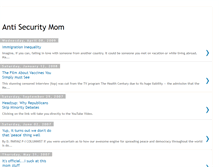 Tablet Screenshot of antisecuritymom.blogspot.com