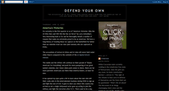 Desktop Screenshot of defendyourown.blogspot.com