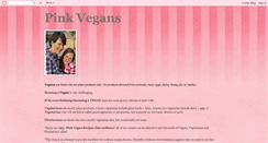 Desktop Screenshot of pinkvegans.blogspot.com