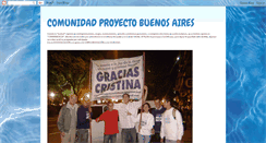 Desktop Screenshot of comunidadproyectobsas.blogspot.com