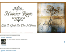 Tablet Screenshot of hoosierroots.blogspot.com