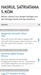 Mobile Screenshot of hasrulsatriatama.blogspot.com