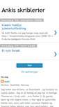 Mobile Screenshot of ankisskriblerier.blogspot.com