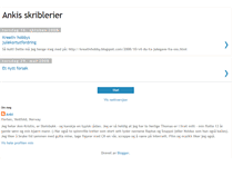 Tablet Screenshot of ankisskriblerier.blogspot.com