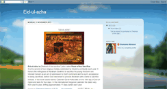 Desktop Screenshot of eid-ul-azha.blogspot.com