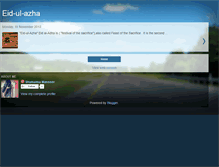 Tablet Screenshot of eid-ul-azha.blogspot.com
