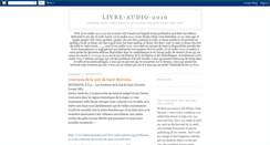 Desktop Screenshot of livre-audio-2010.blogspot.com