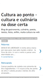 Mobile Screenshot of culturaaoponto.blogspot.com