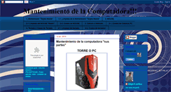 Desktop Screenshot of mantenimientopc-diego.blogspot.com