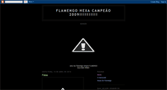 Desktop Screenshot of flamengohexacampeo2009.blogspot.com