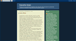 Desktop Screenshot of executivegreen.blogspot.com