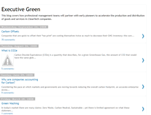 Tablet Screenshot of executivegreen.blogspot.com