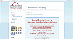 Desktop Screenshot of portsideartscenter.blogspot.com