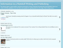 Tablet Screenshot of informationinanutshell.blogspot.com