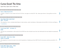 Tablet Screenshot of excelcurso.blogspot.com