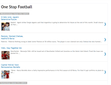 Tablet Screenshot of onestopfootballlovers.blogspot.com