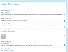 Tablet Screenshot of banksavenews.blogspot.com