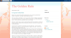 Desktop Screenshot of livingthegoldenrule.blogspot.com