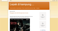 Desktop Screenshot of lepakdikampung.blogspot.com