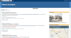 Desktop Screenshot of mantaecologica.blogspot.com