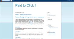 Desktop Screenshot of paid2click123.blogspot.com