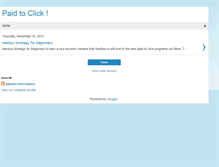 Tablet Screenshot of paid2click123.blogspot.com