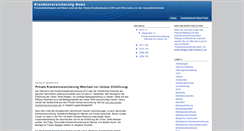 Desktop Screenshot of krankenversicherung-news.blogspot.com