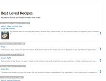 Tablet Screenshot of bestlovedrecipes.blogspot.com