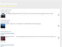 Tablet Screenshot of dorjiwangchuk.blogspot.com