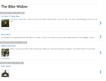 Tablet Screenshot of bikingwidow.blogspot.com