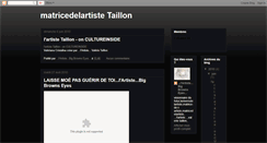 Desktop Screenshot of matricedelartistevalerietaillon.blogspot.com