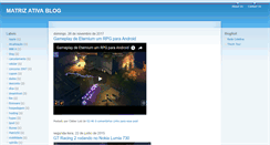 Desktop Screenshot of matrizativa.blogspot.com