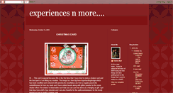 Desktop Screenshot of experiencesnmore.blogspot.com