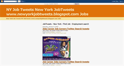 Desktop Screenshot of newyorkjobtweets.blogspot.com