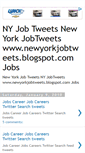 Mobile Screenshot of newyorkjobtweets.blogspot.com