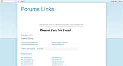 Desktop Screenshot of forumslink.blogspot.com