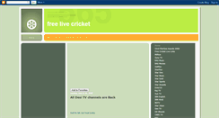 Desktop Screenshot of freelivecricketinfo.blogspot.com