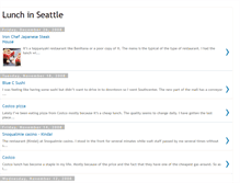 Tablet Screenshot of lunchinseattle.blogspot.com