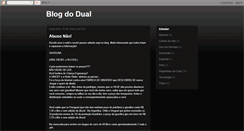 Desktop Screenshot of blogdodual.blogspot.com