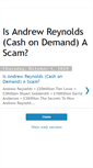 Mobile Screenshot of andrewreynoldsscam.blogspot.com