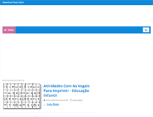 Tablet Screenshot of colorirmilharesdedesenhos.blogspot.com