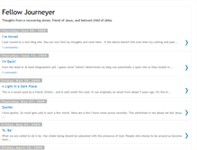 Tablet Screenshot of fellowjourneyer.blogspot.com