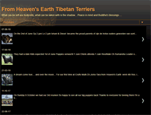 Tablet Screenshot of fromheavensearth.blogspot.com